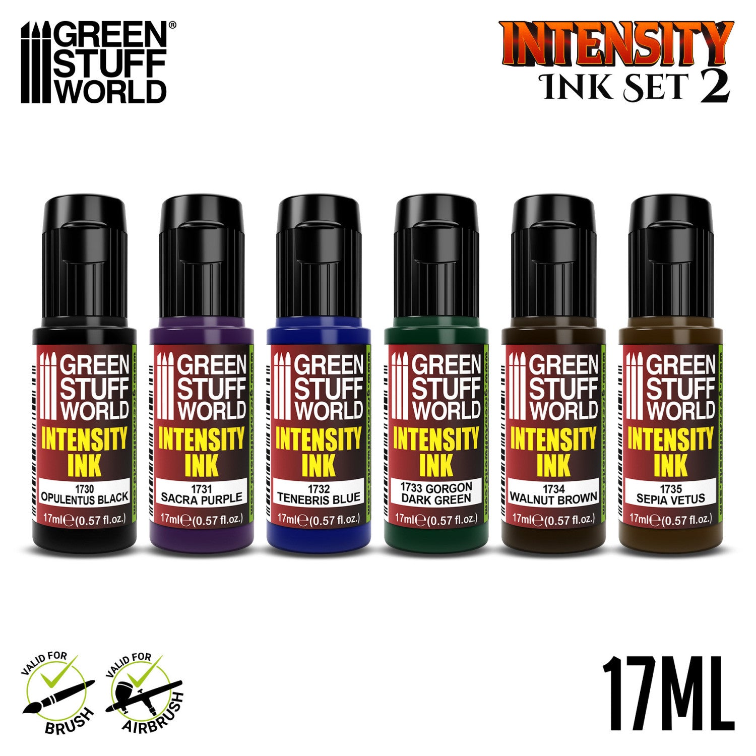 Intensity Inks Set 2 - 6 boja | Akrilni inkovi za minijature